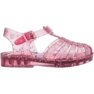 imagemini melissa Possession Kids Sandal  Comfortable Fisherman Style Kids Jelly Shoes for Toddlers and Girls Adjustable FitShiny Elements  Glitter Pink