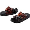 imagemini melissa Cozy Jelly Slides for Kids  Slipon Jelly Shoes Slip On Sandals for Girls Open Toe Summer Shoes AdjustableBlackTortoiseshell