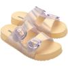 imagemini melissa Cozy Jelly Slides for Kids  Slipon Jelly Shoes Slip On Sandals for Girls Open Toe Summer Shoes AdjustablePearl Yellow