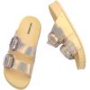 imagemini melissa Cozy Jelly Slides for Kids  Slipon Jelly Shoes Slip On Sandals for Girls Open Toe Summer Shoes AdjustablePearl Yellow