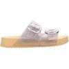 imagemini melissa Cozy Jelly Slides for Kids  Slipon Jelly Shoes Slip On Sandals for Girls Open Toe Summer Shoes AdjustablePearl Yellow