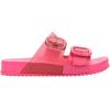 imagemini melissa Cozy Jelly Slides for Kids  Slipon Jelly Shoes Slip On Sandals for Girls Open Toe Summer Shoes AdjustablePinkGlitter
