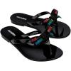 imagemini melissa Harmonic Collection Girls Flip Flops  Kids Slip On Sandals Jelly ShoesHarmonic M Lover  Black