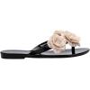 imagemini melissa Harmonic Collection Girls Flip Flops  Kids Slip On Sandals Jelly ShoesHarmonic Springtime  BlackBeige