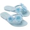 imagemini melissa Harmonic Collection Girls Flip Flops  Kids Slip On Sandals Jelly ShoesHarmonic Springtime  Blue