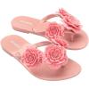 imagemini melissa Harmonic Collection Girls Flip Flops  Kids Slip On Sandals Jelly ShoesHarmonic Springtime  Pink