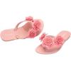 imagemini melissa Harmonic Collection Girls Flip Flops  Kids Slip On Sandals Jelly ShoesHarmonic Springtime  Pink