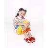 imagemini melissa Harmonic Collection Girls Flip Flops  Kids Slip On Sandals Jelly ShoesHarmonic Springtime  Red