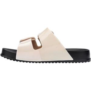 imagemini melissa Cozy Jelly Slides for Kids  Slipon Jelly Shoes Slip On Sandals for Girls Open Toe Summer Shoes AdjustableBlackBeige