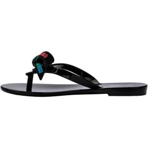 imagemini melissa Harmonic Collection Girls Flip Flops  Kids Slip On Sandals Jelly ShoesHarmonic M Lover  Black