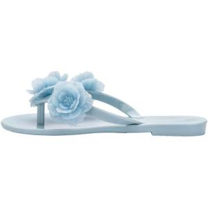 imagemini melissa Harmonic Collection Girls Flip Flops  Kids Slip On Sandals Jelly ShoesHarmonic Springtime  Blue
