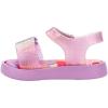 imagemini melissa Jump Sandals for Babies ampamp Toddlers  Papete Jelly Sandal wVelcro Fastener Comfy Sandals for Toddler GirlsLilacGlitter Lilac