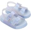 imagemini melissa Cozy Jelly Sandals for Toddlers ampamp Little Kids  Summer Sandal wAdjustable Back Strap Jelly Shoes for Girls ampamp BoysBlueWhite