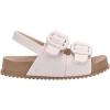 imagemini melissa Cozy Jelly Sandals for Toddlers ampamp Little Kids  Summer Sandal wAdjustable Back Strap Jelly Shoes for Girls ampamp BoysBrownWhite