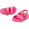 imagemini melissa Cozy Jelly Sandals for Toddlers ampamp Little Kids  Summer Sandal wAdjustable Back Strap Jelly Shoes for Girls ampamp BoysPinkGlitter