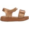 imagemini melissa Jump Sandals for Babies ampamp Toddlers  Papete Jelly Sandal wVelcro Fastener Comfy Sandals for Toddler GirlsBeigeGold