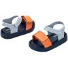 imagemini melissa Jump Sandals for Babies ampamp Toddlers  Papete Jelly Sandal wVelcro Fastener Comfy Sandals for Toddler GirlsBlueOrange