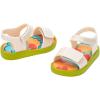 imagemini melissa Jump Sandals for Babies ampamp Toddlers  Papete Jelly Sandal wVelcro Fastener Comfy Sandals for Toddler GirlsGreenBeige