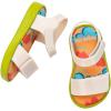 imagemini melissa Jump Sandals for Babies ampamp Toddlers  Papete Jelly Sandal wVelcro Fastener Comfy Sandals for Toddler GirlsGreenBeige