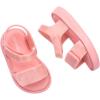 imagemini melissa Jump Sandals for Babies ampamp Toddlers  Papete Jelly Sandal wVelcro Fastener Comfy Sandals for Toddler GirlsPinkGlitter Pink
