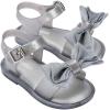 imagemini melissa Mar Hot Sandals for Babies ampamp Toddlers  Sparkly Sandals wHeart Buckle ampamp Bow for Baby Girls Kids Jelly ShoesMar Sweet  Pearly Silver