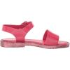 imagemini melissa Mar Hot Sandals for Babies ampamp Toddlers  Sparkly Sandals wHeart Buckle ampamp Bow for Baby Girls Kids Jelly ShoesPinkPink Glitter