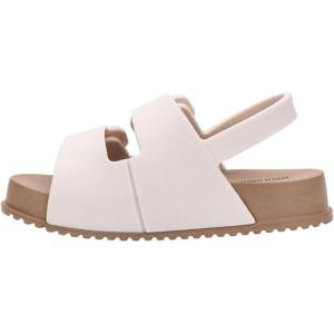 imagemini melissa Cozy Jelly Sandals for Toddlers ampamp Little Kids  Summer Sandal wAdjustable Back Strap Jelly Shoes for Girls ampamp BoysBrownWhite