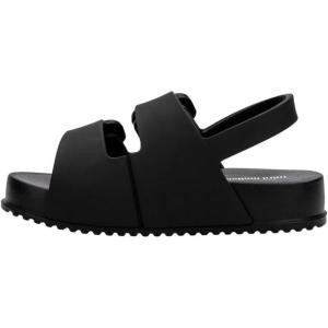imagemini melissa Cozy Jelly Sandals for Toddlers ampamp Little Kids  Summer Sandal wAdjustable Back Strap Jelly Shoes for Girls ampamp BoysMatt Black