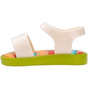 imagemini melissa Jump Sandals for Babies ampamp Toddlers  Papete Jelly Sandal wVelcro Fastener Comfy Sandals for Toddler GirlsGreenBeige