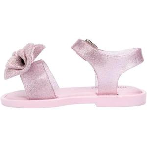 imagemini melissa Mar Hot Sandals for Babies ampamp Toddlers  Sparkly Sandals wHeart Buckle ampamp Bow for Baby Girls Kids Jelly ShoesMar Sweet  Glitter Pink