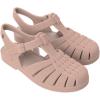 imageMelissa Possession Jelly Sandal for Women  The Original Jelly Shoe Fishermans Sandal with Adjustable Strap and Side BuckleLight Pink Flocked