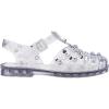 imageMelissa Possession Jelly Sandal for Women  The Original Jelly Shoe Fishermans Sandal with Adjustable Strap and Side BuckleStuds  ClearSilver