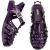 imageMelissa Possession Jelly Sandal for Women  The Original Jelly Shoe Fishermans Sandal with Adjustable Strap and Side BuckleStuds  Purple