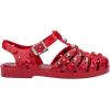 imageMelissa Possession Jelly Sandal for Women  The Original Jelly Shoe Fishermans Sandal with Adjustable Strap and Side BuckleStuds  Red
