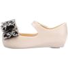 imagemini melissa Ultragirl Classic Bow Mary Jane Flats for Babies ampamp ToddlersBeigeBlack