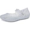 imagemini melissa Girls Mini Campana Papel Baby Ballet FlatGlitter Clear
