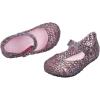 imagemini melissa Girls Mini Campana Papel Baby Ballet FlatGlitter ClearPink