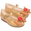 imagemini melissa Girls Sweet Love  Disney Princess Mary Jane Jelly Flat for Toddlers ampamp Babies  Jelly Shoes for Little Girls with Adjustable Strap ampamp Side BuckleSnow White  Pearlish BeigeGold