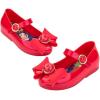 imagemini melissa Girls Sweet Love  Disney Princess Mary Jane Jelly Flat for Toddlers ampamp Babies  Jelly Shoes for Little Girls with Adjustable Strap ampamp Side BuckleSnow White  Red