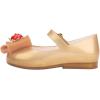 imagemini melissa Girls Sweet Love  Disney Princess Mary Jane Jelly Flat for Toddlers ampamp Babies  Jelly Shoes for Little Girls with Adjustable Strap ampamp Side BuckleSnow White  Pearlish BeigeGold
