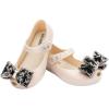 imagemini melissa Ultragirl Classic Bow Mary Jane Flats for Babies ampamp ToddlersBeigeBlack