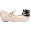 imagemini melissa Ultragirl Classic Bow Mary Jane Flats for Babies ampamp ToddlersBeigeBlack