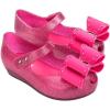 imagemini melissa Ultragirl Classic Bow Mary Jane Flats for Babies ampamp ToddlersGlitter Pink