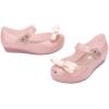 imagemini melissa Ultragirl Collection Mary Jane Flats for Toddlers and Babies  Comfortable ampamp Cute Peep Toe Jelly Flat Shoes with Transparent Upper and Small Bow for Little GirlsUltragirl Bow  Beige