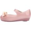 imagemini melissa Ultragirl Collection Mary Jane Flats for Toddlers and Babies  Comfortable ampamp Cute Peep Toe Jelly Flat Shoes with Transparent Upper and Small Bow for Little GirlsUltragirl Bow  Beige