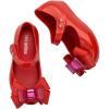imagemini melissa Ultragirl Collection Mary Jane Flats for Toddlers and Babies  Comfortable ampamp Cute Peep Toe Jelly Flat Shoes with Transparent Upper and Small Bow for Little GirlsUltragirl Ix  Red