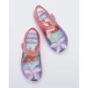 imagemini melissa Ultragirl Collection Mary Jane Flats for Toddlers and Babies  Comfortable ampamp Cute Peep Toe Jelly Flat Shoes with Transparent Upper and Small Bow for Little GirlsClearPurplePink