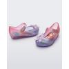 imagemini melissa Ultragirl Collection Mary Jane Flats for Toddlers and Babies  Comfortable ampamp Cute Peep Toe Jelly Flat Shoes with Transparent Upper and Small Bow for Little GirlsClearPurplePink