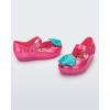 imagemini melissa Ultragirl Collection Mary Jane Flats for Toddlers and Babies  Comfortable ampamp Cute Peep Toe Jelly Flat Shoes with Transparent Upper and Small Bow for Little GirlsPinkBlue