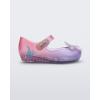 imagemini melissa Ultragirl Collection Mary Jane Flats for Toddlers and Babies  Comfortable ampamp Cute Peep Toe Jelly Flat Shoes with Transparent Upper and Small Bow for Little GirlsClearPurplePink